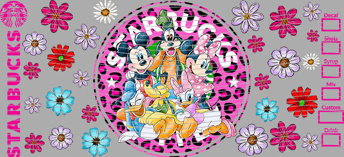 16oz Disney style-D-2348